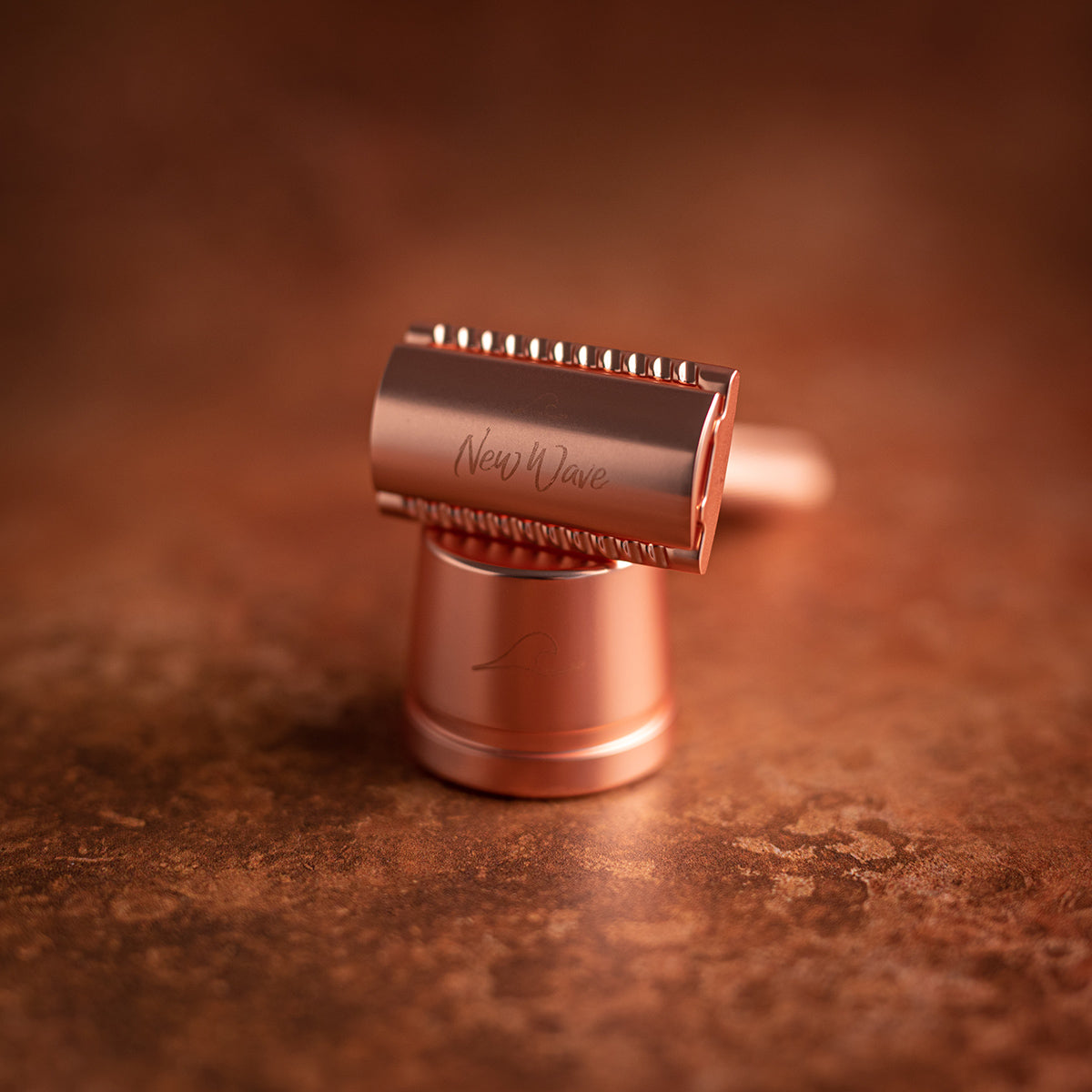 Rose Gold Safety Razor and 25 Blades